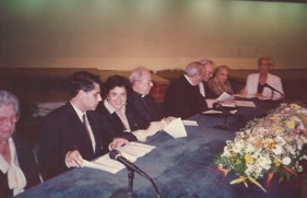 Eröffnungsfeier an der Musikhochschule Rio de Janeiro.II. Brasilianischer Kongress für Musikwissenschaft 1992 in Rio de Janeiro