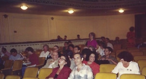 Sitzung des II. Brasilianischer Kongress für Musikwissenschaft 1992 in Rio de Janeiro im Leopoldo Miguez-Saal der Musikhochschule Rio de Janeiro 1992